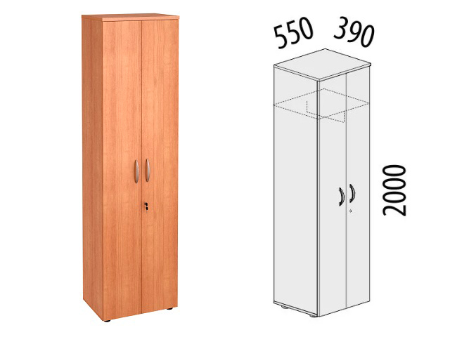 Шкаф для одежды малый с замком 61/62.43